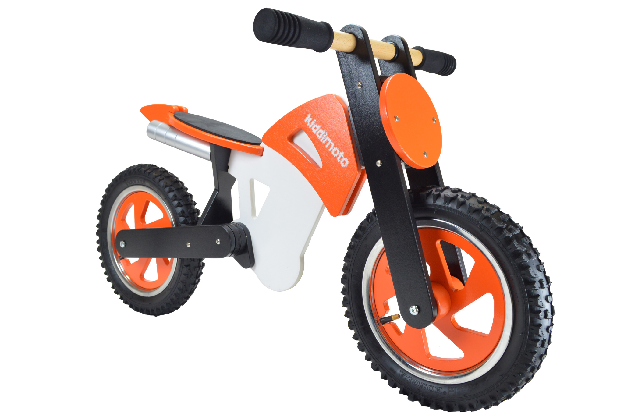 Kiddimoto Scrambler Balance/Running Bike, Orange/White - image 1 of 2