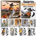 thumbnail image 1 of Kiddiway 4 Types Halloween Lantern Ghost Wall Stickers - Self-Adhesive Scary Bat PVC Decals for Window, Party - Halloween Stickers, Halloween Party Decorations,D, 1 of 9