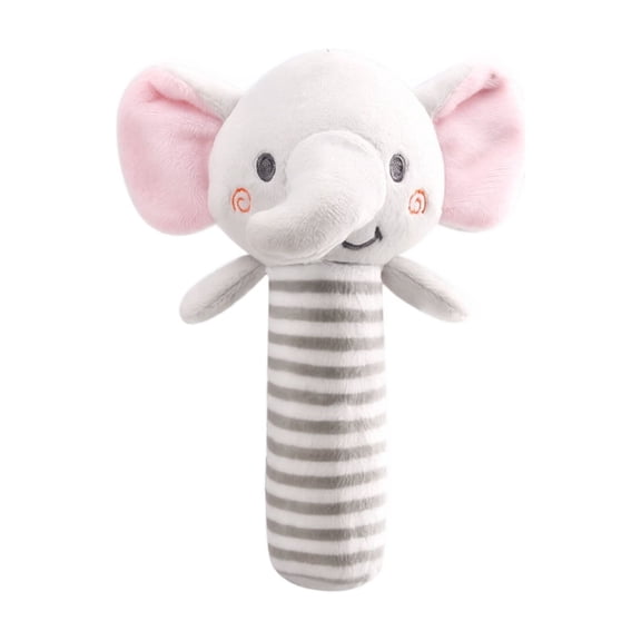 Kiddiway Baby Handheld Rattle Toy - Grasping and Soothing Stick for Infants, Sensory Calming with Gentle Rattle