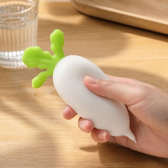 Kiddiway Building Block Filled Carrot Squishy Cute Squishy Stress Relief Fidget for Office, Slow Rising Squishy Ball for Sensory Calming and Focus