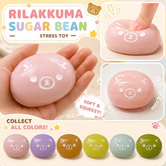 Kiddiway Candy Shape Squishy Toy - Soft Slow Rise Squishy for Kids Adults, Sensory Squeeze Ball for Anxiety Relief, Fidget Stress Squishy,Army Green