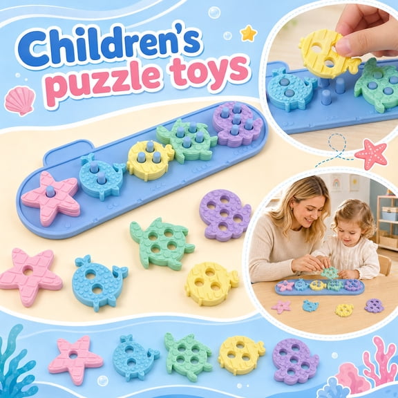 Kiddiway Color Stack Challenge Game Silicone - Sorting & Stacking Toys Developmental Toy, Soft Building Blocks, Shape Sorter, Color Sorting Toys, Silicone Bath Toys, Color Stack Game