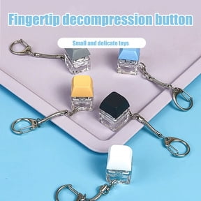 Kiddiway Crunchy Squishy Stress Relief – Keyboard Clicker Squishy Toy, Stress Relief Squishy Ball with Clicking Sound for Focus and Calming,Sky Blue