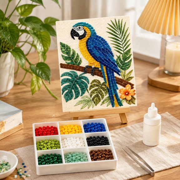 Kiddiway DIY Pixel Sticker Set - Creative 2D Art Kit for Journaling and Card Making, Perfect for Creative Projects and Gift Giving