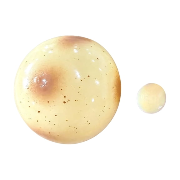 Kiddiway DIY Potato Squishy Toys Fillable — Oval Round Squeeze Squishy Satisfying Slow Rising Sensory Decompression Stress Relief Fidget,A