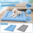 thumbnail image 1 of Kiddiway Dog Cooling Bed - Self Refrigerating Gel Mat, No Electricity, Soft Breathable Surface, for Kennel, Outdoor Patio, Travel, Ideal for Arthritic Dogs in Hot Weather,Gray L, 1 of 8