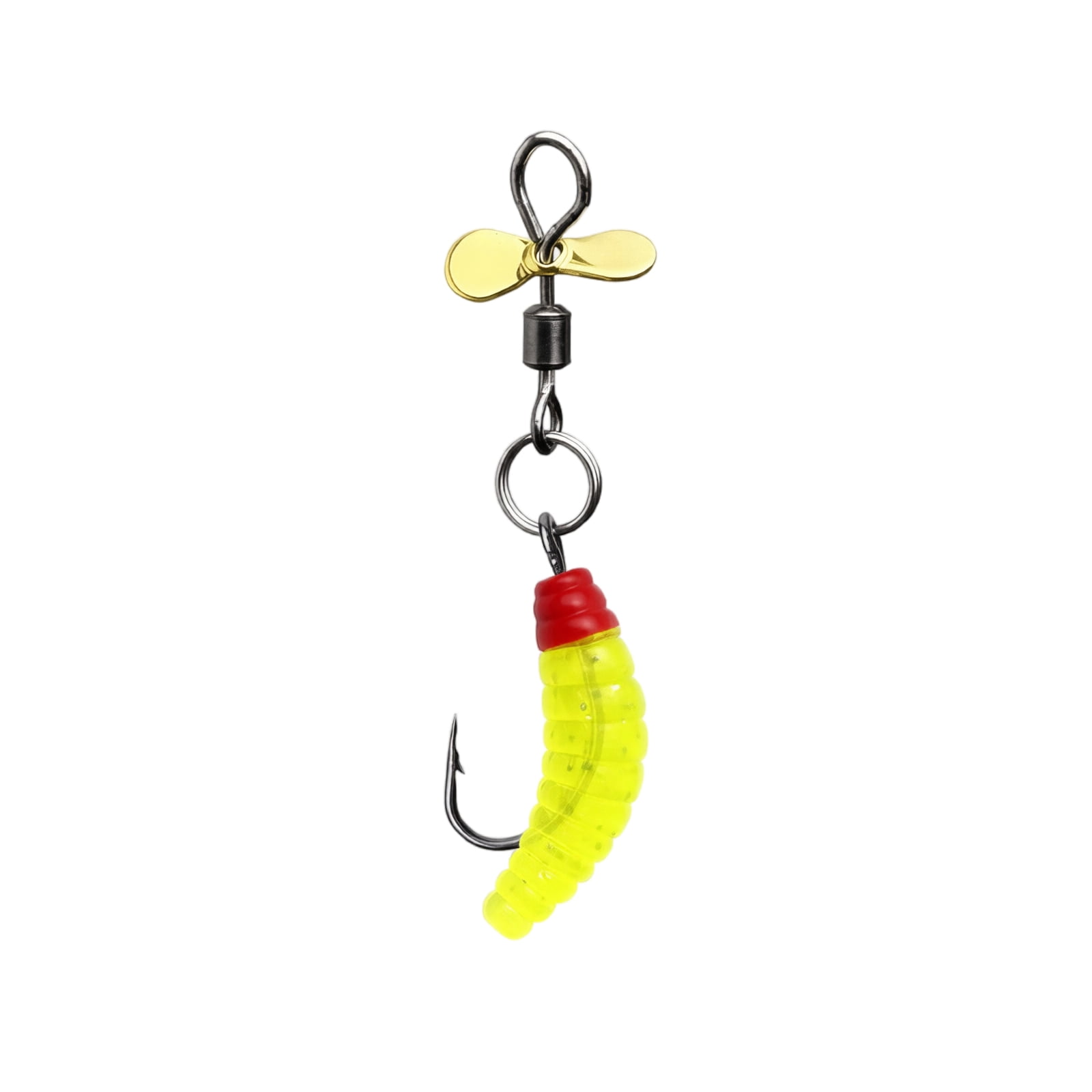 fake fishing lures 100PCS Soft Plastic Bass Worms Artificial Maggot Baits Bread Worm Fishing Lure Fishing Bait Realistic Maggots Bread Worm Artificial Worms Fishing Lures for Fishing and Prank Props D please subject to the real product. Dropship 5pcs Artificial Fishing Lures;