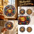 thumbnail image 1 of Kiddiway Halloween Hanging Acrylic Pumpkin Suncatcher - Flat Puzzle Window Decor for Party Favors Home Garden Porch,B, 1 of 8