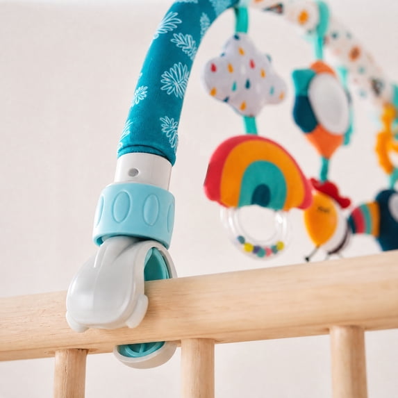 Kiddiway Happy Monkey Baby Clip-On Mobile for Travel - Cute Plushies, Plush Figurine, Baby Car & Stroller Toys, Soft Plush Sensory, Easy Clip-On, Crib Stroller Car Seat,a