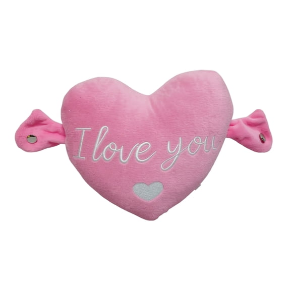 Kiddiway Interactive Plush Toy - Musical Stuffed Animal with Heart Design, Great for Parent-Child Play and Bonding, Soft Plushies for Kids (Batteries Required)