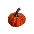 thumbnail image 1 of Kiddiway Mini Knit Orange Pumpkin - Plush Toy, Fall Gold Rust Home Accent, Tabletop Thanksgiving, Halloween Gift, Soft Autumn Pumpkin Ornament,Saffron, 1 of 3