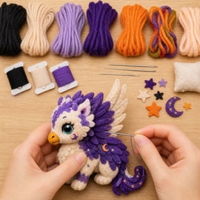Kiddiway Monster Figures DIY Craft Kit No Box Included, Perfect for Halloween Parties and Kids Play Dates