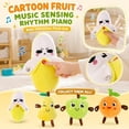 thumbnail image 1 of Kiddiway Musical Banana Plush Toy with Beat – Interactive Baby Toy, Cute Plushies for Toddlers, Stuffed Animals for Babies, Great Parent-Child Fun and Early Music Learning Activity,A, 1 of 8