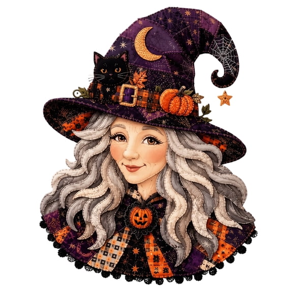 Kiddiway Patchwork DIY Craft Set - Creative Fabric Kit with Arts and Crafts Supplies, Halloween Character Design, Perfect for Sewing Lovers and Holiday Decor