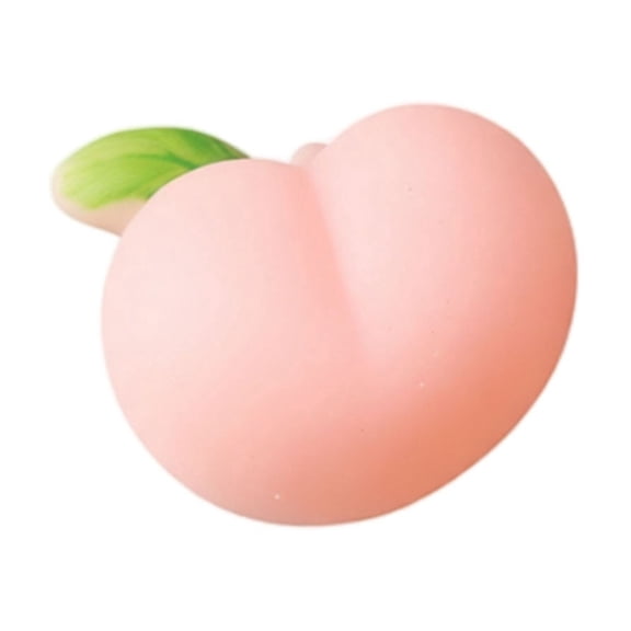 Kiddiway Peach Squeeze Squishy Toys Soft — Fruit Satisfying Squishy Stress Relief Slow Rising Sensory Decompression Fidget Calming Ball