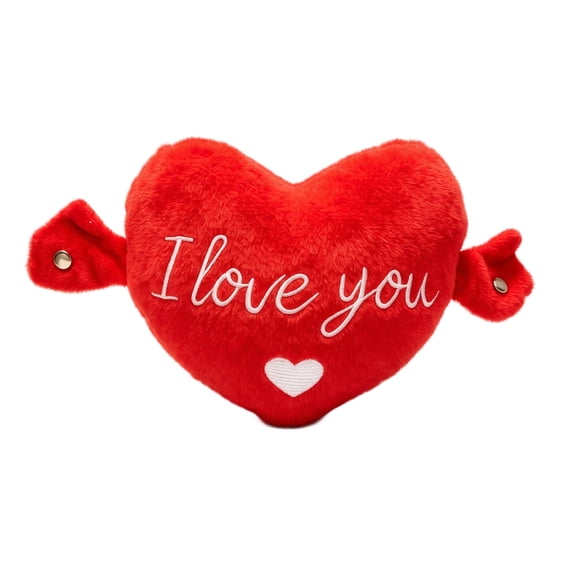 Kiddiway Plush Stuffed Animal - Love Heart Musical Doll, Interactive Toy for Parent-Child Bonding, Soft Plushies for Kids (Batteries Not Included)