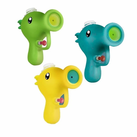 Kiddiway Prank Water Gun - Mini Squirt Water Blaster with Cartoon Design, Great for Bath, Pool, and Beach Summer Fun for Everyone,Sky Blue