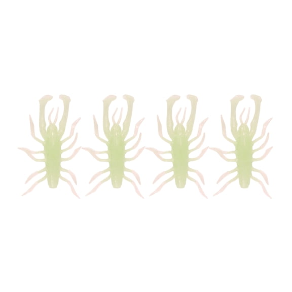 Kiddiway Salt Water Lures High Density Sinking - Multi-Leg Worm, Salt Infused Strong Scent, Tournament Water Spider Fake Bait, Large Size Pack for Bass