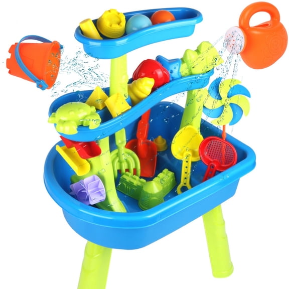 Kiddiway Sand Castle Building Kit - Complete Beach Toy Set with Shovel, Rake, and Molds for Creative Sand Play, Ideal Travel Sand Toy