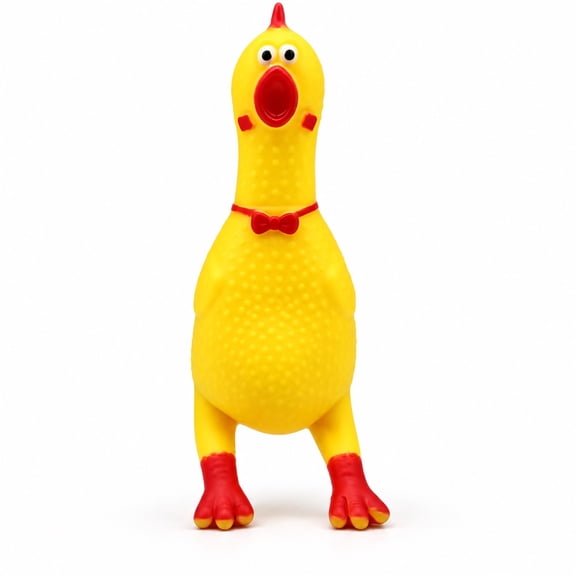 Kiddiway Screaming Chicken Crunchy Squishy Stress Relief Toys - Novelty Stress Ball Squishy Toy for Fun Party Favors and Gifts
