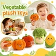 thumbnail image 1 of Kiddiway Small Pumpkin Plushie – Palm Pals Farm Veggie Squeeze Activated Bubble – Cute Plush Toy for Bathroom Shelf Decor & Calming Companion, 1 of 7
