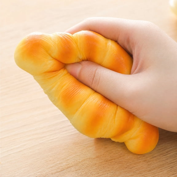 Kiddiway Squishy Sensory Stress Ball - Soft Calming Fidget Toy, Decompression Squishy for Anxiety Relief and Daily Relaxation,yellow