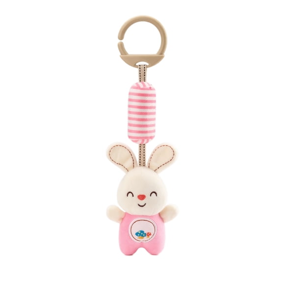 Kiddiway Stroller Hanging Plush Wind Chime – Soft Rattle for Car Seat, Crib, and Playtime, Perfect Baby Shower Gift, Stuffed Animals for Babies