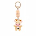 thumbnail image 1 of Kiddiway Stroller Hanging Plush Wind Chime – Soft Rattle for Car Seat, Crib, and Playtime, Perfect Baby Shower Gift, Stuffed Animals for Babies, 1 of 5