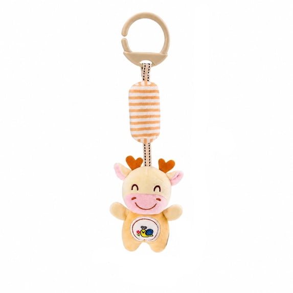 Kiddiway Stroller Hanging Plush Wind Chime – Soft Rattle for Car Seat, Crib, and Playtime, Perfect Baby Shower Gift, Stuffed Animals for Babies