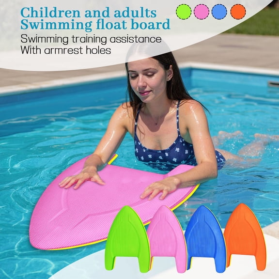 Kiddiway Training Kickboard Pool Float - Handrail Holes Board, Ideal for Swimming Pool Workouts, Summer Pool Party, Durable Float Board for Adults,Blue