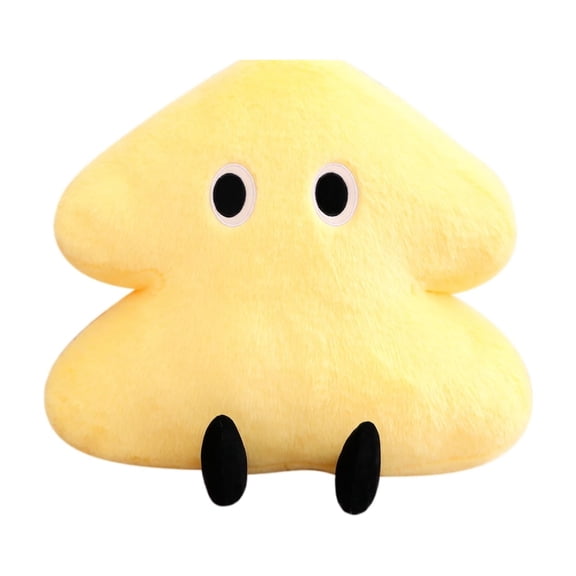 Kiddiway Yellow Tree Plush Toy Stuffed Animal - Soft Plant Doll with Green Leaves, Cute Nature-Themed Plushies for Earth Day and Play Gardens