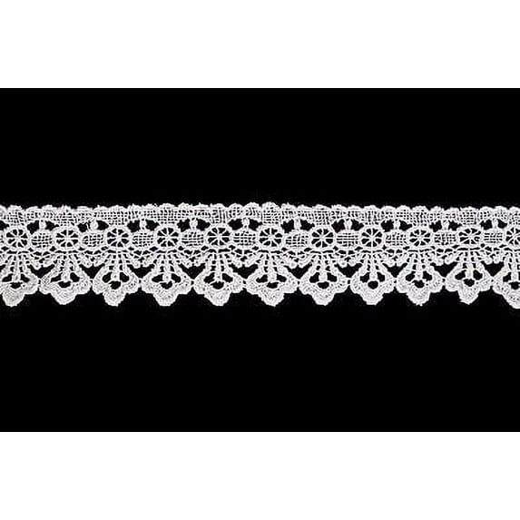 Kiddo 1.75" White or Off White Victorian Guipure Venice Lace Trim by Yardage