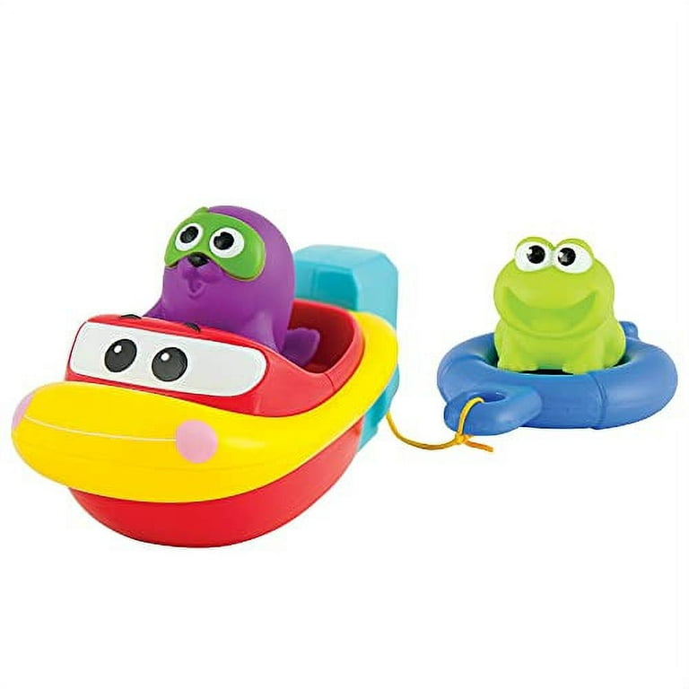 KiddoLab Pull 'N Go Boat Seat - Bath Toys for Boys & Girls - Toy Boats for  Babies, Kids & Toddlers - Bathtub & Pool Playtime Floating Accessories -  Child-Safe & Durable