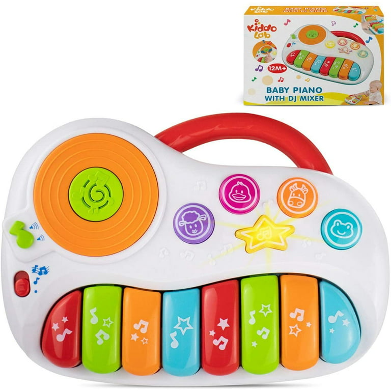 KiddoLab Toddler Piano Learning Toy DJ Mixer. Colorful Kids Musical  Instruments Educational Development Toy. Electronic Play Piano Musical Toy.  Kids