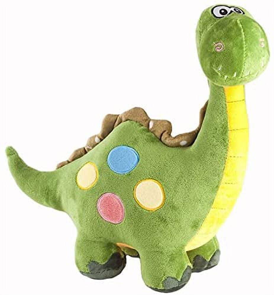Kiddopark 14" Green Plush Dinosaur Toy, Cute Plush Stuffed Animal Dinosaur, Dinosaur Toy for Christmas Birthday Gifts Aged 3+