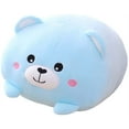 thumbnail image 1 of Kiddopark 8 inch Cute Bear Plush Stuffed Squishy Animal Cylindrical Body Pillow,Super Soft Cartoon Hugging Toy Gifts for Bedding, 1 of 5