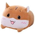 thumbnail image 1 of Kiddopark 8 inch Cute Yellow Hamster Plush Stuffed Animal Cylindrical Body Pillow,Super Soft Cartoon Hugging Toy Gifts for Bedding, 1 of 6