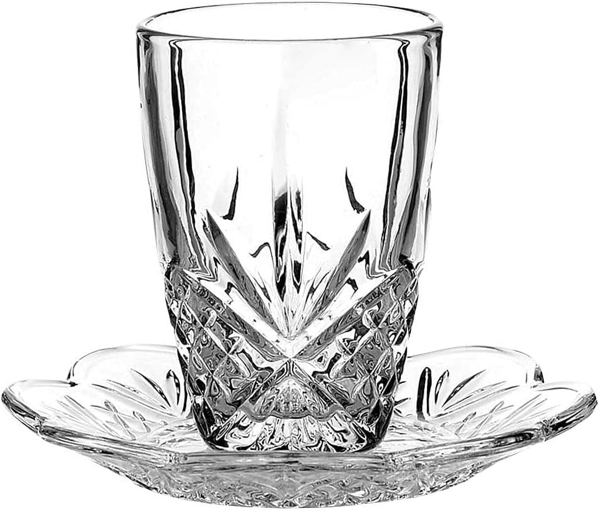 Kiddush Cup And Plate Set, Crystal Glass Kiddush Cup Dublin