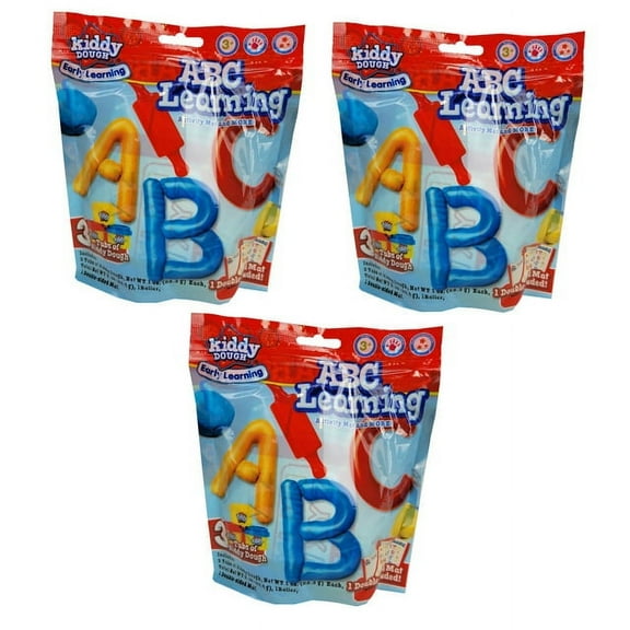 Kiddy Dough Modeling Dough - Multicolor (Set of 3)