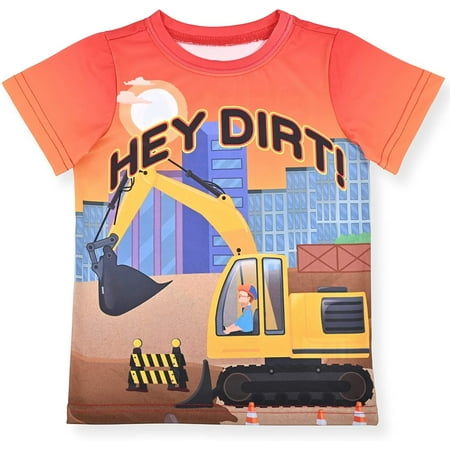 Kideo Boy's Blippi Sublimation Crewneck Tee Shirt Children's Activewear