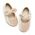 thumbnail image 1 of Kiderence Girls Flat Mary Jane Shoes School Party Dress Ballerina Shoe (Toddler/Little Kids) Nude-11M, 1 of 6