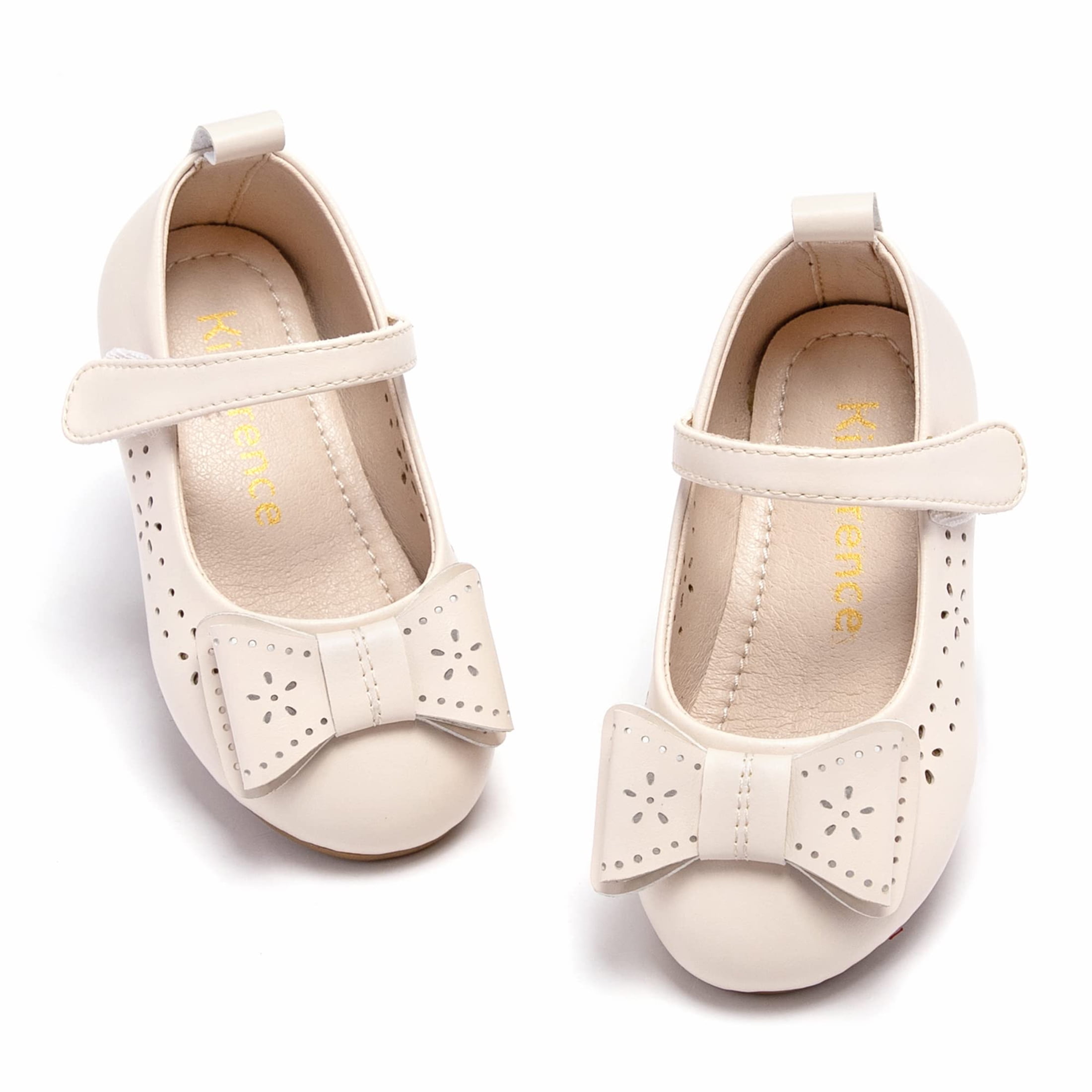 Kiderence Girls Flat Mary Jane Shoes School Party Dress Ballerina Shoe