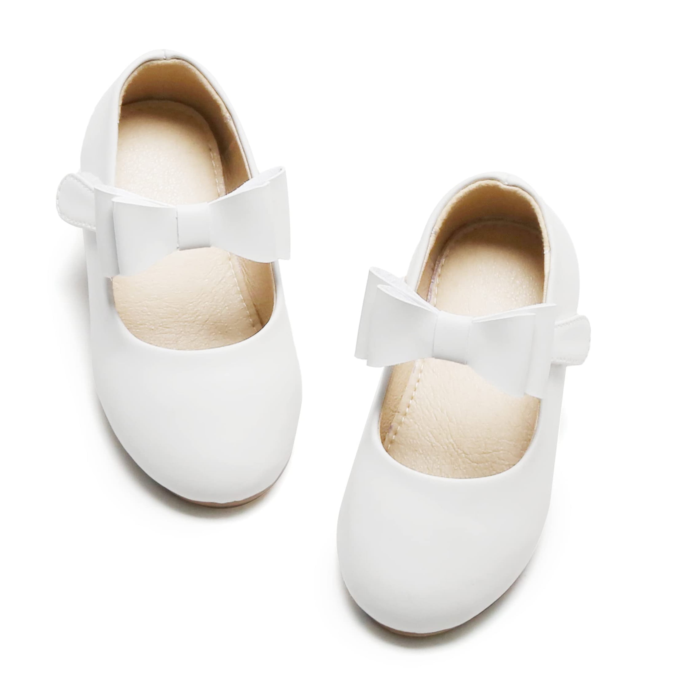 Kiderence Girls Flat Mary Jane Shoes School Party Dress Ballerina Shoe