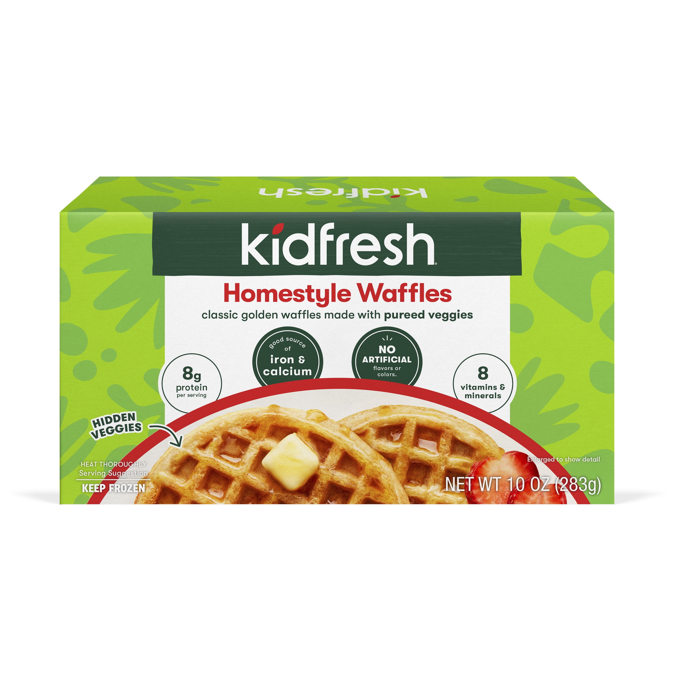 Kidfresh Homestyle Waffles, 10 oz