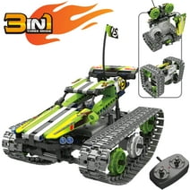 Kididdo Remote Control Building Sets R.C Racing Car/Robot/Tank Christmas Gifts for Boys Kids 8-12