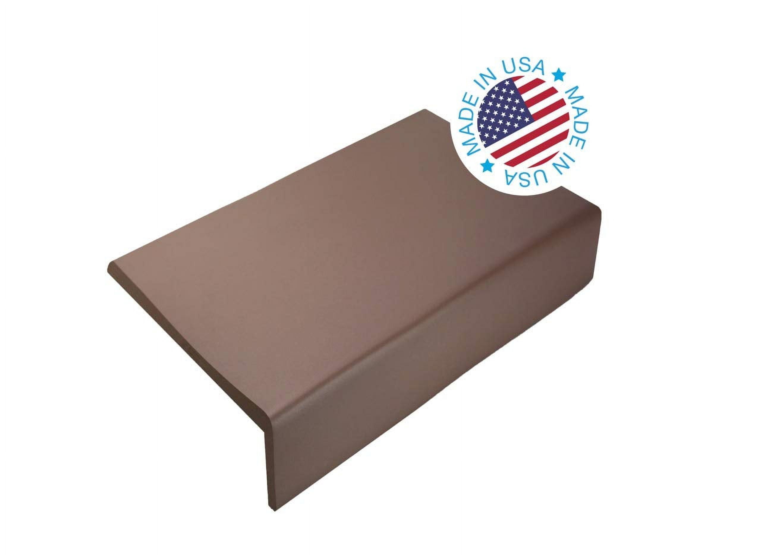 Kidkusion Soft Seat Edge Cushion Brown 3 ft, Foam Rubber Edge and