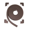 thumbnail image 1 of Kidkusion Table Cushion 16 ft Brown, Made in USA, Foam Rubber Babyproof Edge and Corner Guard, Child Safety Bumper, 1 of 7
