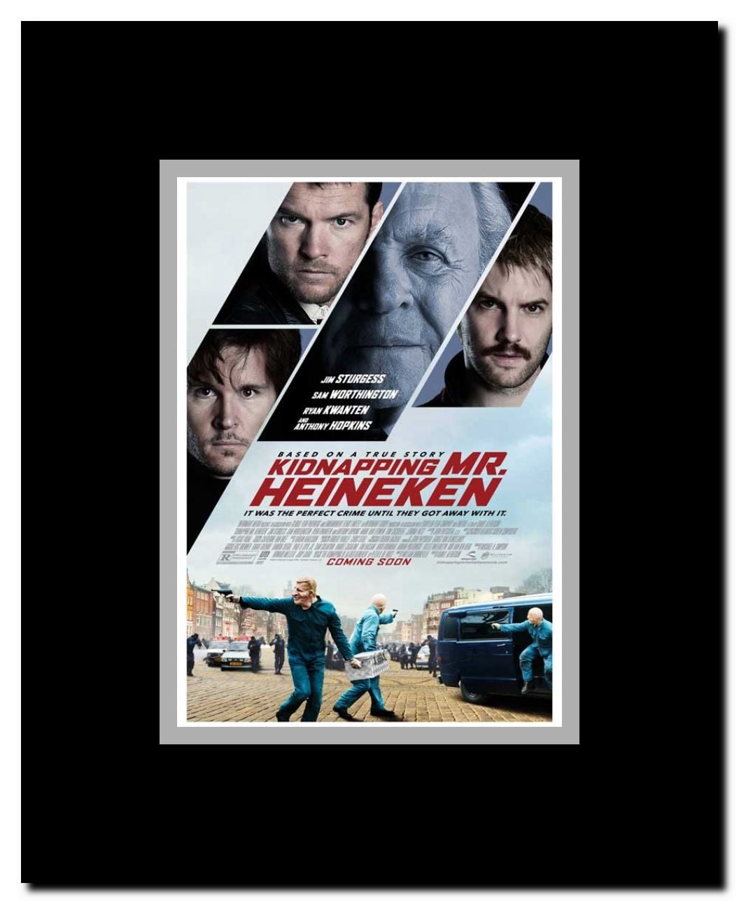 Kidnapping Mr. Heineken Framed Movie Poster