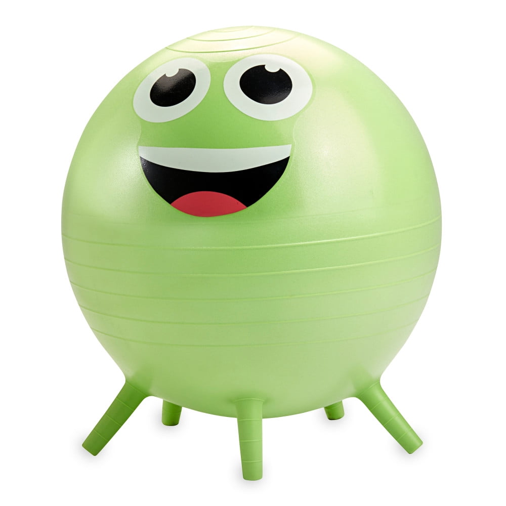 Kidnasium Stay-N-Play Ball Green, Active Kids Sitting Exercise
