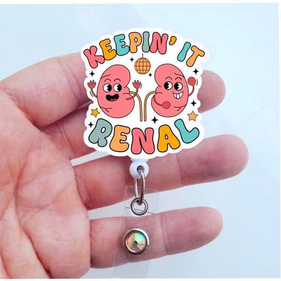 Kidney Badge Reel | Funny Kidney Transplant Badge | Nephrology RN Badge | Dialysis Badge | Kidney Health Matters | Dialysis Crew | renal